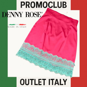 ✨ Елегантна дамска пола Denny Rose, цикламена, размер 40, 97% полистер, Италия